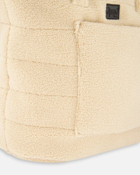Diaper Bag With Changing Mat Light Beige | Deux par Deux | Jenni Kidz