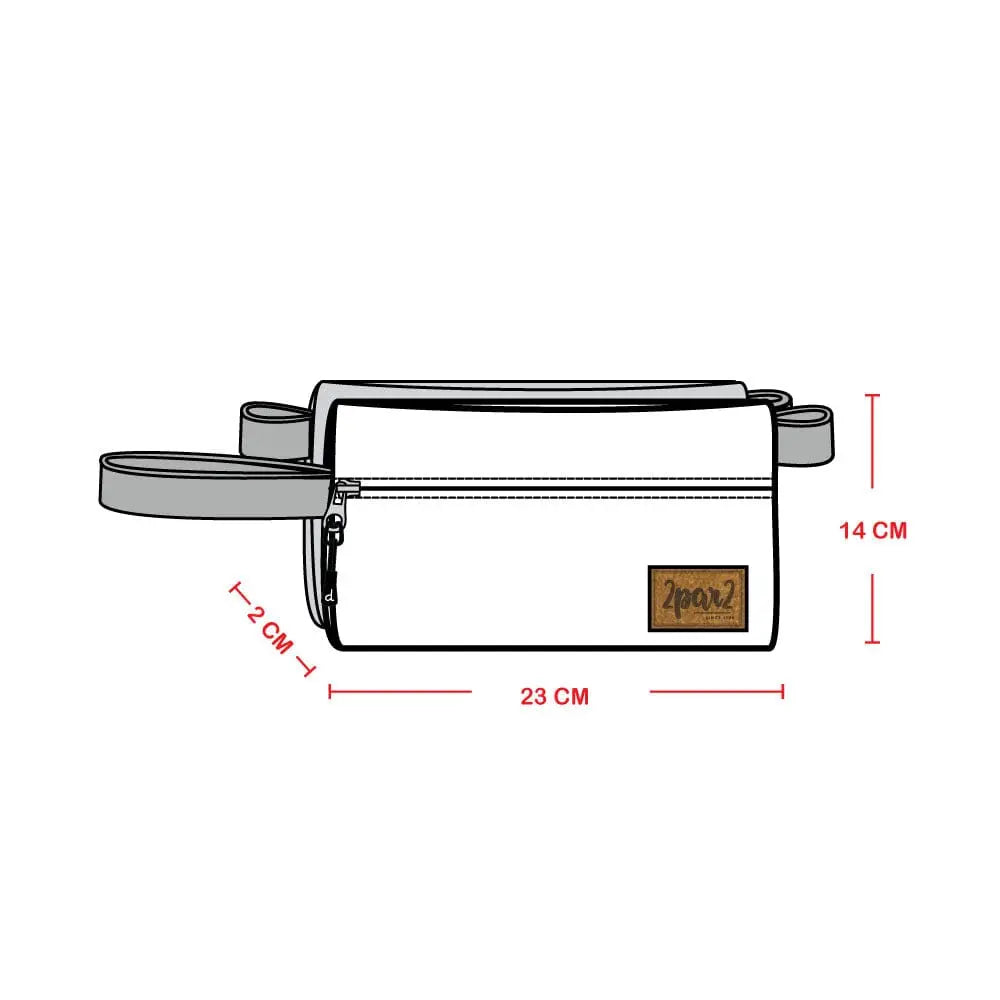 Double Pencil Case Black Butterfly Print | Deux par Deux | Jenni Kidz