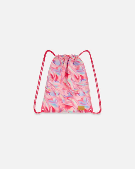 Drawstring Bag Printed Marble | Deux par Deux | Jenni Kidz