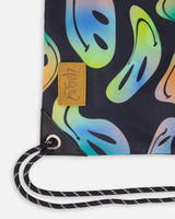 Drawstring Bag Smiley Face Boy | Deux par Deux | Jenni Kidz