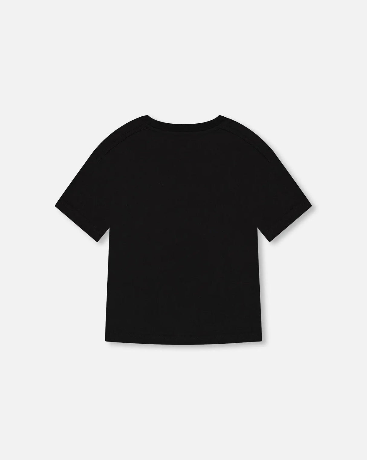Drop Shoulder T-Shirt Black | Deux par Deux | Jenni Kidz