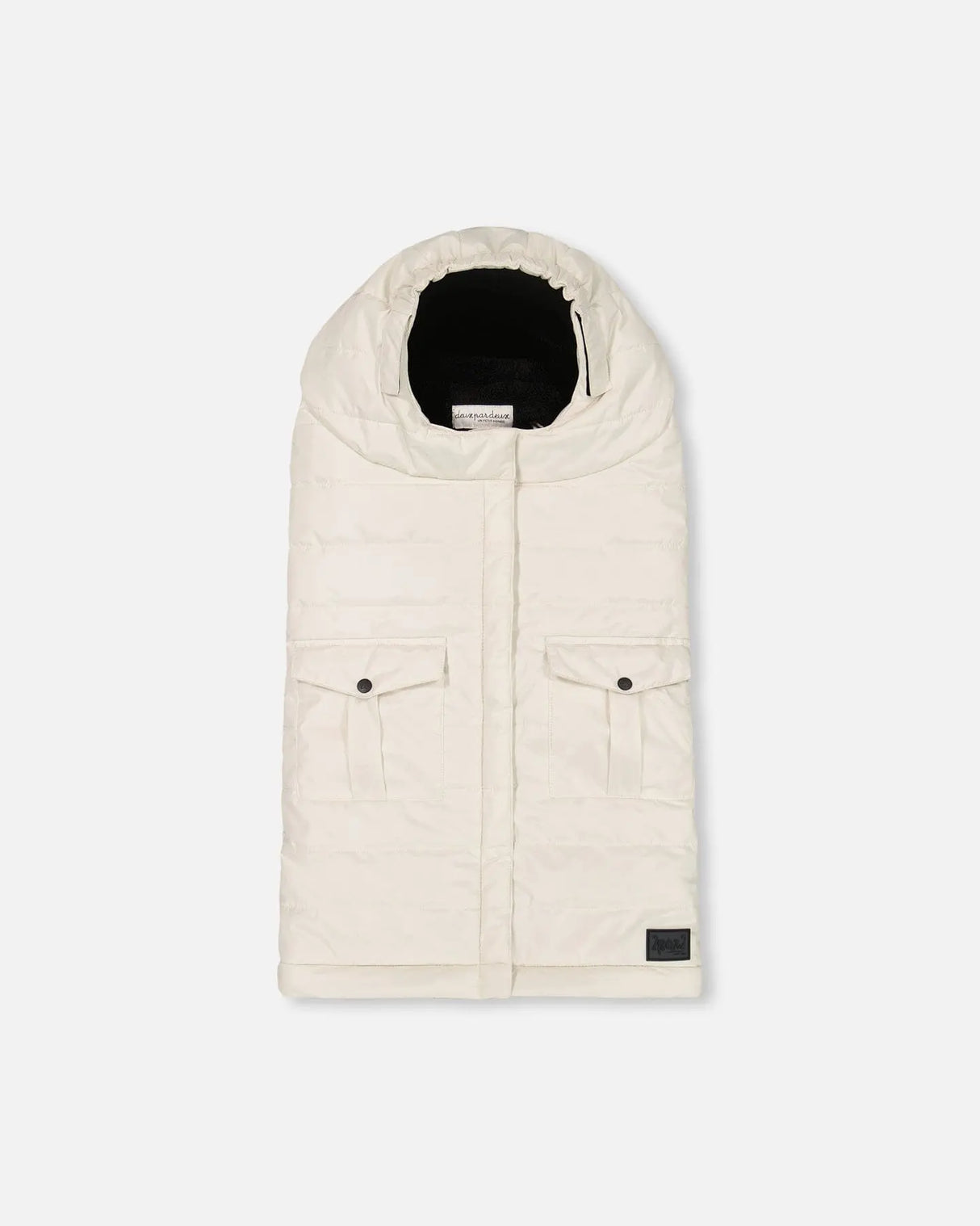 Evolutive Baby Footmuff Designed For Car Seat And Stroller Off-White | Deux par Deux | Jenni Kidz