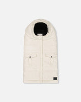 Evolutive Baby Footmuff Designed For Car Seat And Stroller Off-White | Deux par Deux | Jenni Kidz