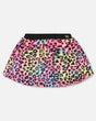 Faux Fur Skirt Multicolor Leopard | Deux par Deux | Jenni Kidz