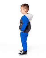 Fleece Sweatpants Blue | Deux par Deux | Jenni Kidz