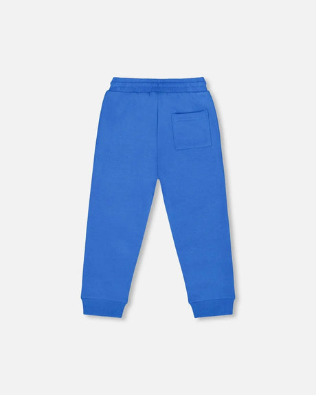 Fleece Sweatpants Blue | Deux par Deux | Jenni Kidz