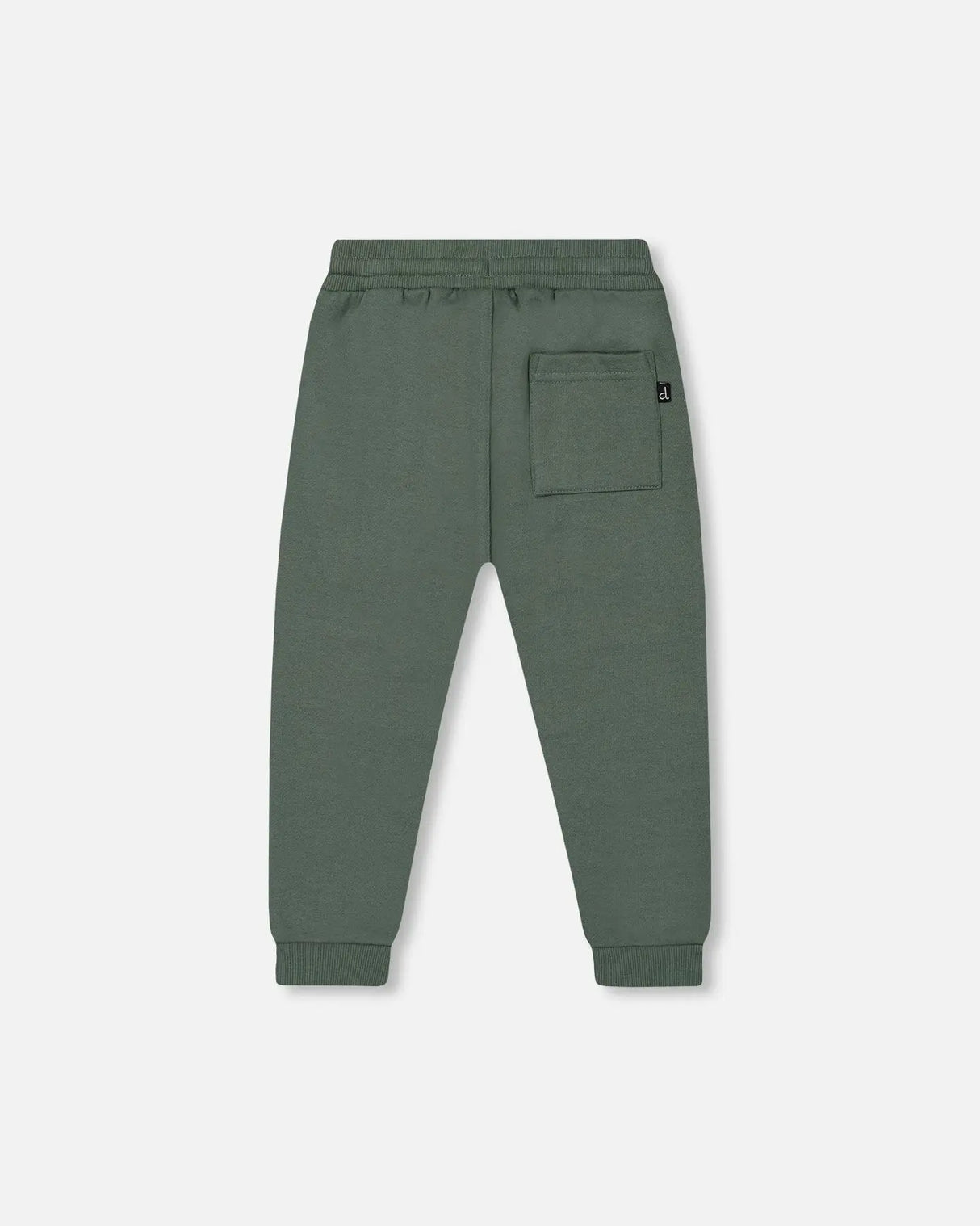 Fleece Sweatpants With Zip Pockets Forest Green | Deux par Deux | Jenni Kidz