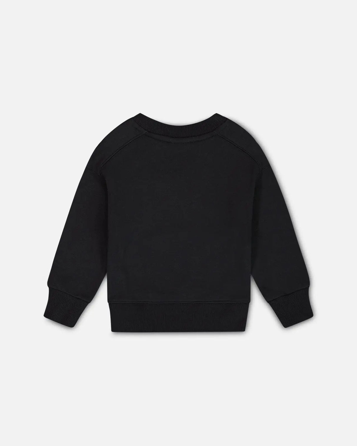 Fleece Sweatshirt With Print Black | Deux par Deux | Jenni Kidz