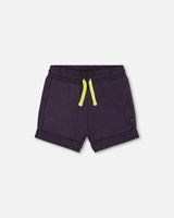 French Terry Short Dark Gray | Deux par Deux | Jenni Kidz