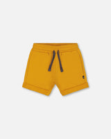 French Terry Short Vibrant Orange | Deux par Deux | Jenni Kidz