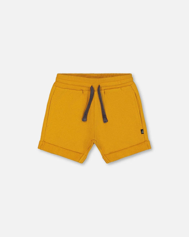 French Terry Short Vibrant Orange | Deux par Deux | Jenni Kidz