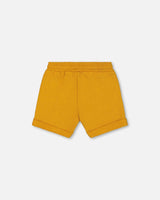 French Terry Short Vibrant Orange | Deux par Deux | Jenni Kidz