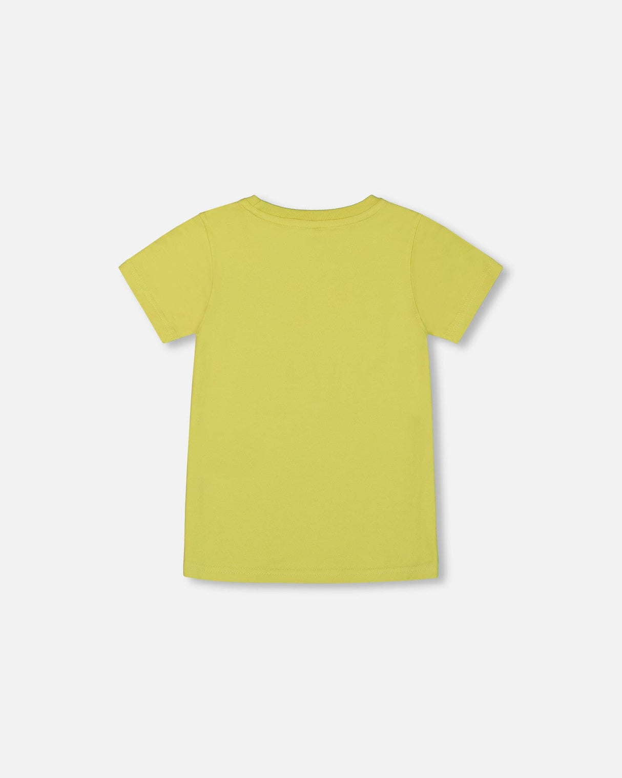 Organic Cotton Tee Lime Green And Blue Vespa-2