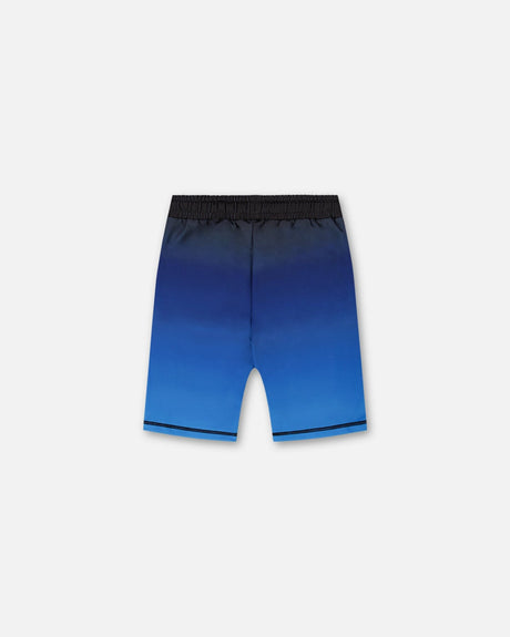 Athletic Shorts Blue And Black-2