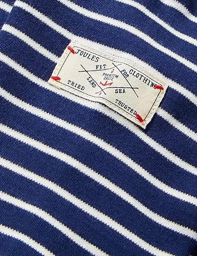 Girls Blue Stripe Nancy Breton Pocket A-Line Dress | Joules | Joules | Jenni Kidz