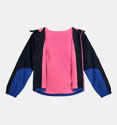 Girls Midnight Navy Manataug Windbreaker Jacket | Under Armour | Under Armour | Jenni Kidz