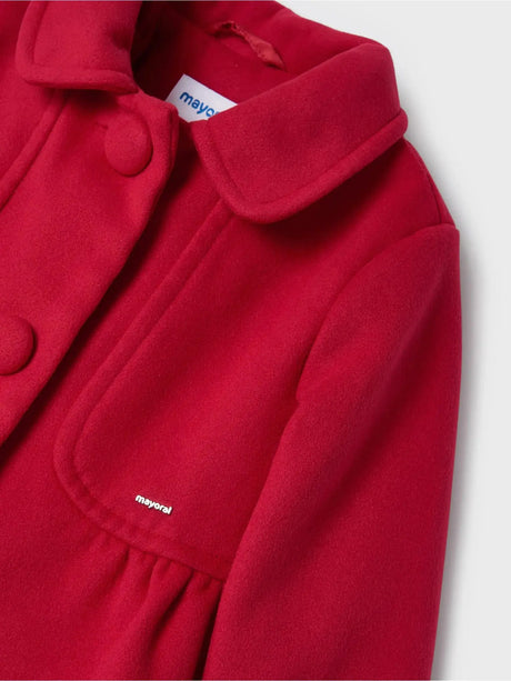 Girls Red Traditional Mouflon Coat | Mayoral | Mayoral | Jenni Kidz