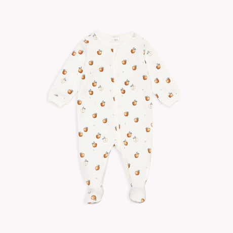 Footed Sleeper - Holiday Lights on Beige by Petit Lem FINAL SALE – Pacifier  Kids Boutique