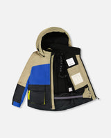 Two-Piece Play Snowsuit Bright Yellow Green-4