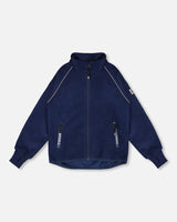 Mid-Layer Teknik Jacket Navy Blue-0