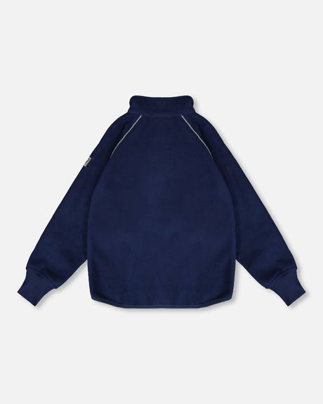 Mid-Layer Teknik Jacket Navy Blue-2