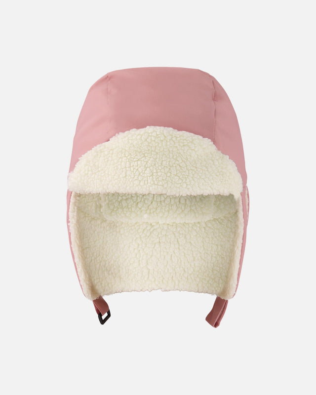 Lined Baby Chapka Dusty Pink-0