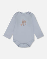 Organic Cotton Onesie Light Blue-0
