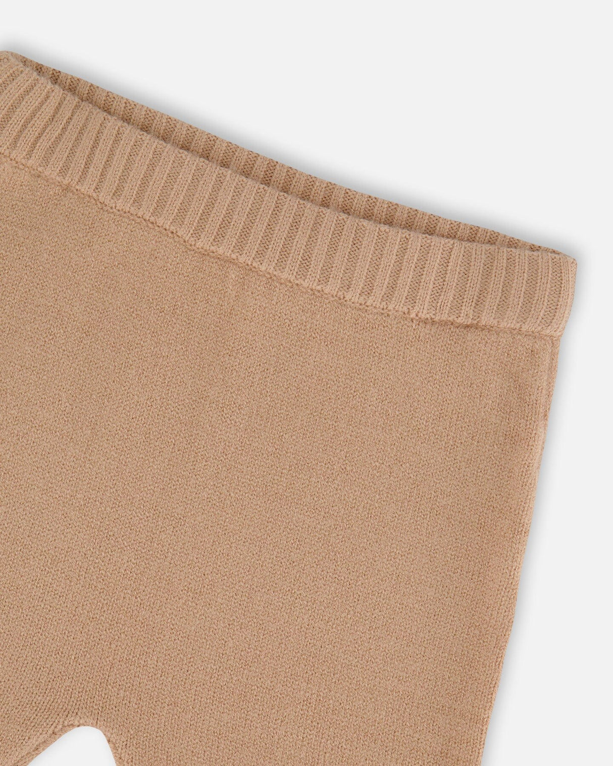 Knitted Top And Pant Set Light Caramel-4