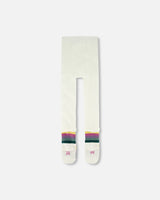 Striped Footed Knit Tights Off-White-2