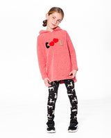 Ultra Soft Hooded Tunic Coral-1