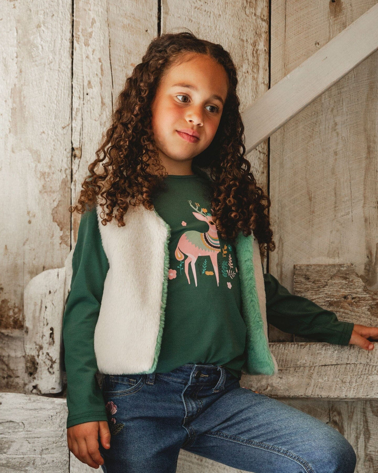 Reversible Faux Fur Vest-1