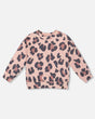 French Terry Sweatshirt Pink Leopard-0