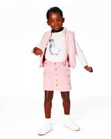 Organic Cotton T-Shirt Off White With Llama-2