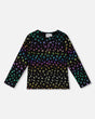 Stretch Jersey T-Shirt Multicolor Leopard Print-0