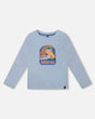 Organic Cotton Long Sleeve T-Shirt Light Blue-0