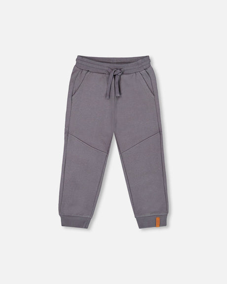 Fleece Sweatpants With Pockets Dark Gray-0
