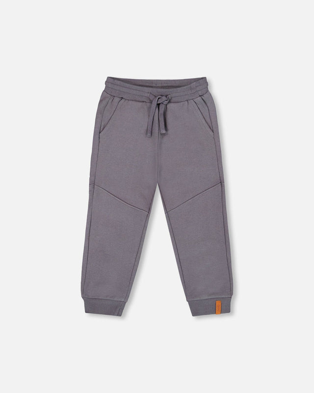 Fleece Sweatpants With Pockets Dark Gray-0