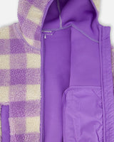 Mid-Season Sherpa Jacket Lavender-1