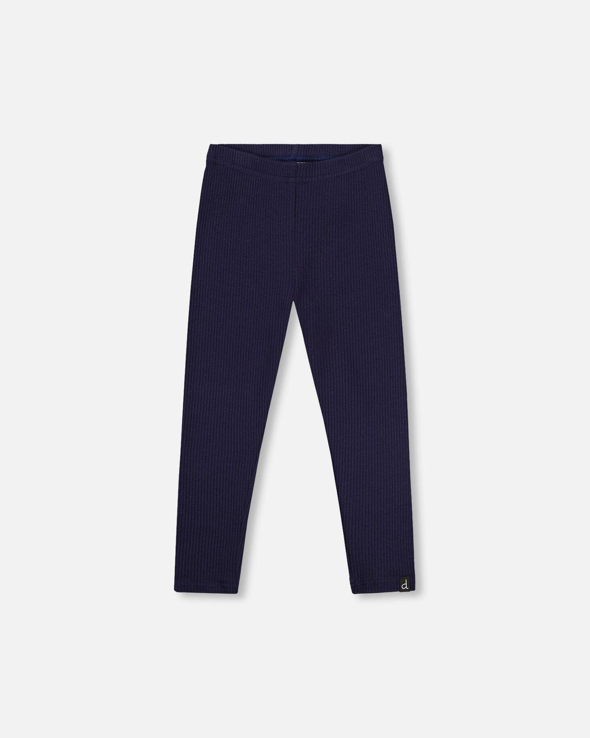 Ribbed Leggings Navy Blue-0