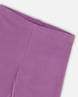 Super Soft Ribbed Leggings Lavender-3