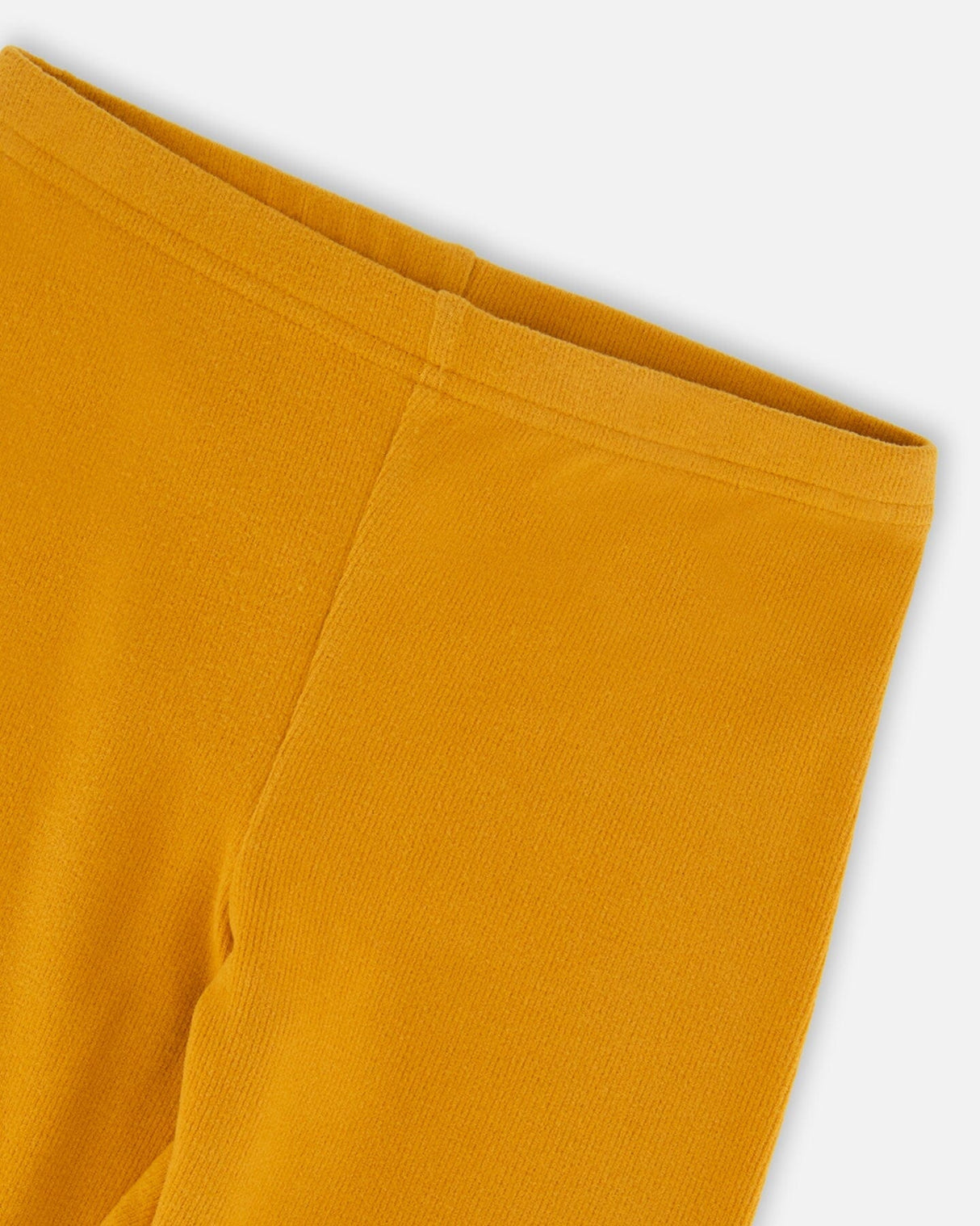 Super Soft Ribbed Leggings Golden Yellow-3