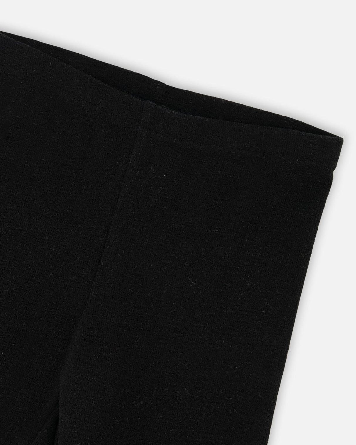 Super Soft Ribbed Leggings Black-2