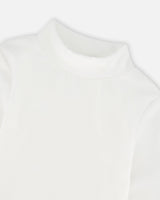 Super Soft Ribbed Mock Neck Top Off-White-3