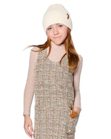 Super Soft Ribbed Mock Neck Top Light Caramel-1