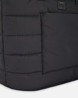 Diaper Bag With Changing Mat Black-3