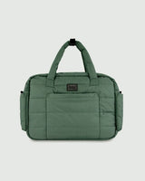 Diaper Bag With Changing Mat Dark Gray Green-0