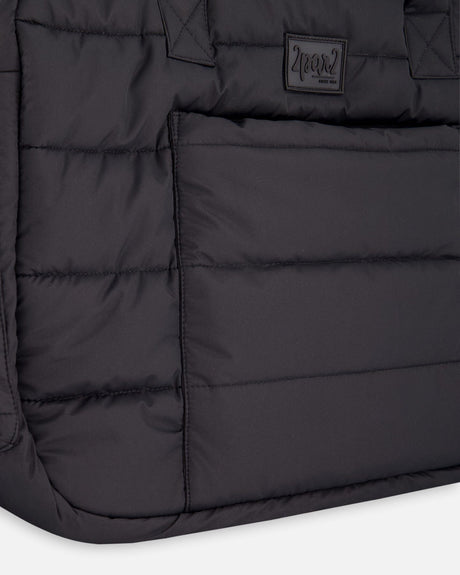 Diaper Bag With Included Changing Mat Black-3