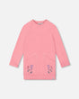 Tunic Tee With Embroidered Pockets Light Pink-0