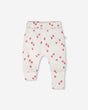 Cotton Jersey Evolutive Pants White Printed Strawberries-0