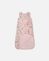 Cotton Jersey Muslin Sleep Sack Pink Printed Berries-2